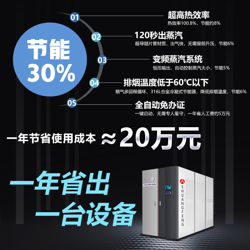 Double Peaks full of 1 ton of gas vapour generator ultra-low nitrogen liquefied gas boilers 2 tons of natural gas commercial industry