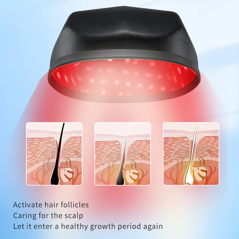 源頭工廠紅光護髮儀防脫髮毛囊護理激活毛囊石墨烯遠紅外理療發帽