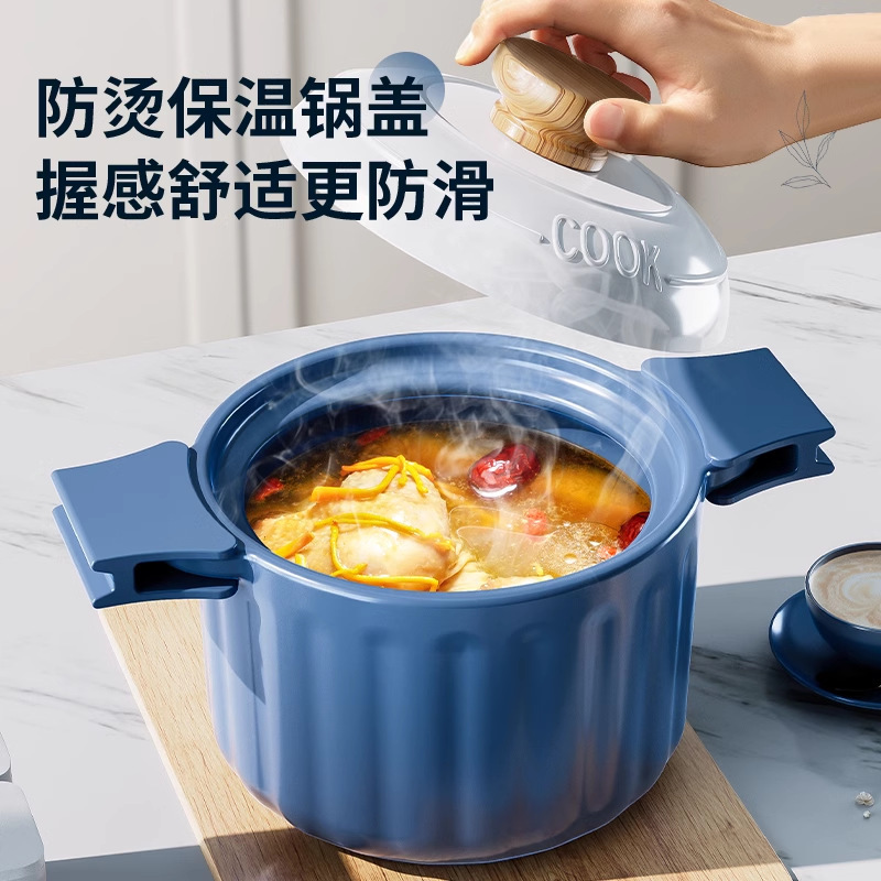 The casserole is home-grown with hot-temperature-resistant pottery.