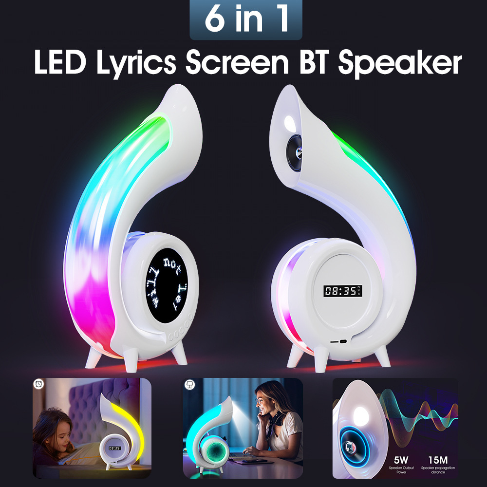 Âm thanh bluetooth nổ xuyên biên giới G69PRO LED lời bài hát hiển thị giai điệu sáng tạo hộp âm thanh máy tính để bàn