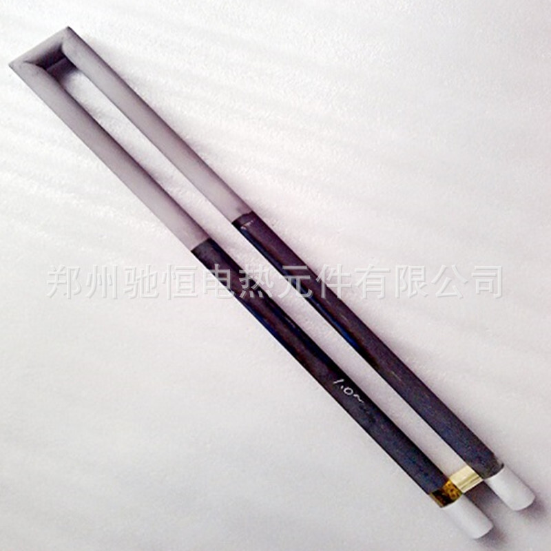 It's a carbide silicon thermal component for the U-type high-temperature silicon carbide rod and thermium silon rod.