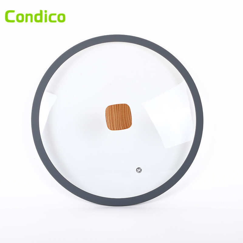 Cross-border heat-sale casserole, Korean silica cap, blast-proof steel pan, fried pan, silica cap.