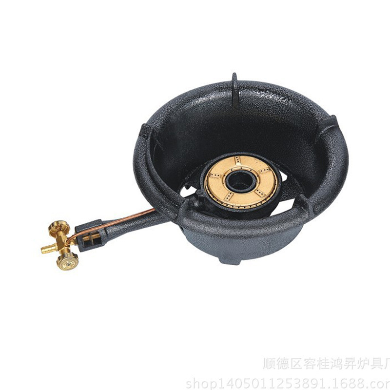 The factory supplies an open-air furnace liquid-gas cast iron, single-eye boiler kitchen stove distribution