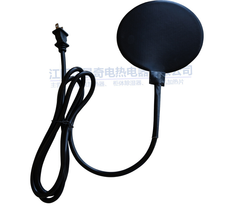 Poultry drinker heater, black silicon rubber heater heater, black round and fair collage plugs