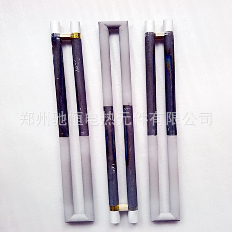 It's a carbide silicon thermal component for the U-type high-temperature silicon carbide rod and thermium silon rod.