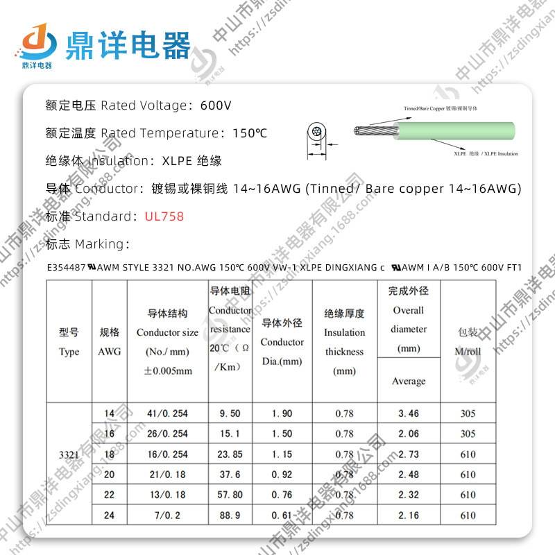 Cyloum parting UL3321 ความกดอากาศสูง XLPE 22 x 13/0.18 ห่วงโซ่ pE ต่ํา verdictionline