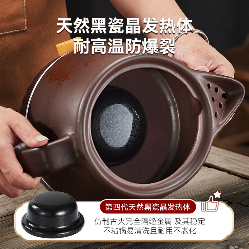 It's all automatic homemade pots of pottery.