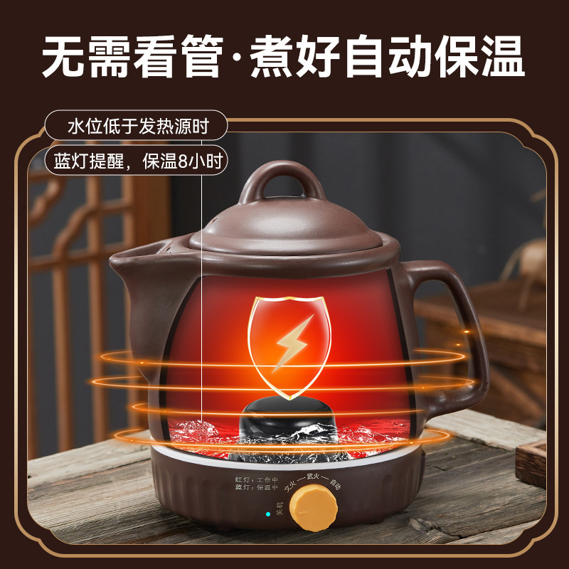 It's all automatic homemade pots of pottery.