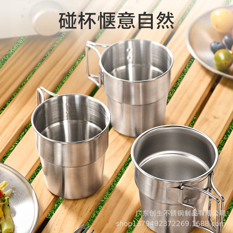 I'll make 304 stainless steel beer cups and camp outside.
