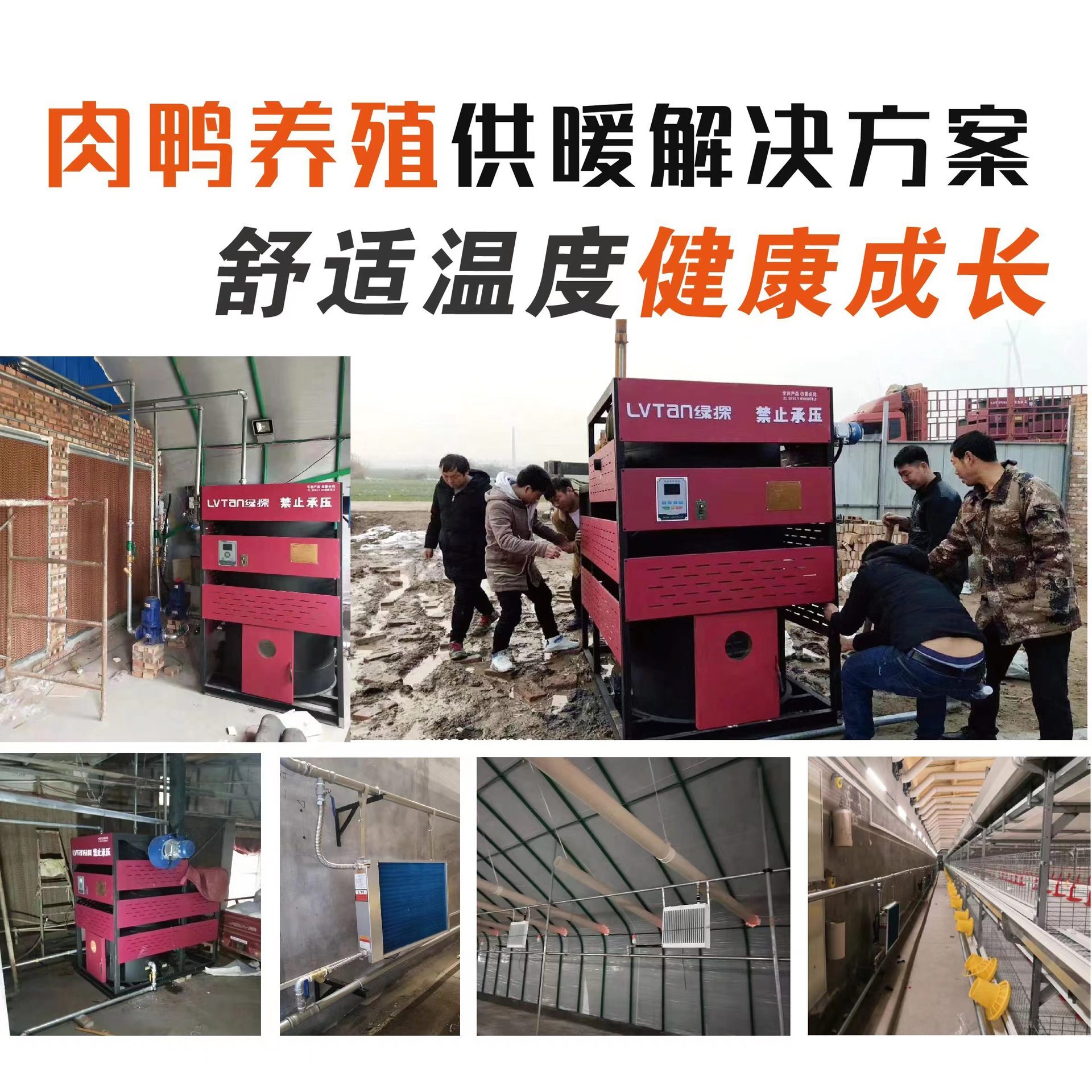 Green probe LVTAN small biomass hot-water boiler for heating growing sheds 500 square metres commercial 1,500 square metres