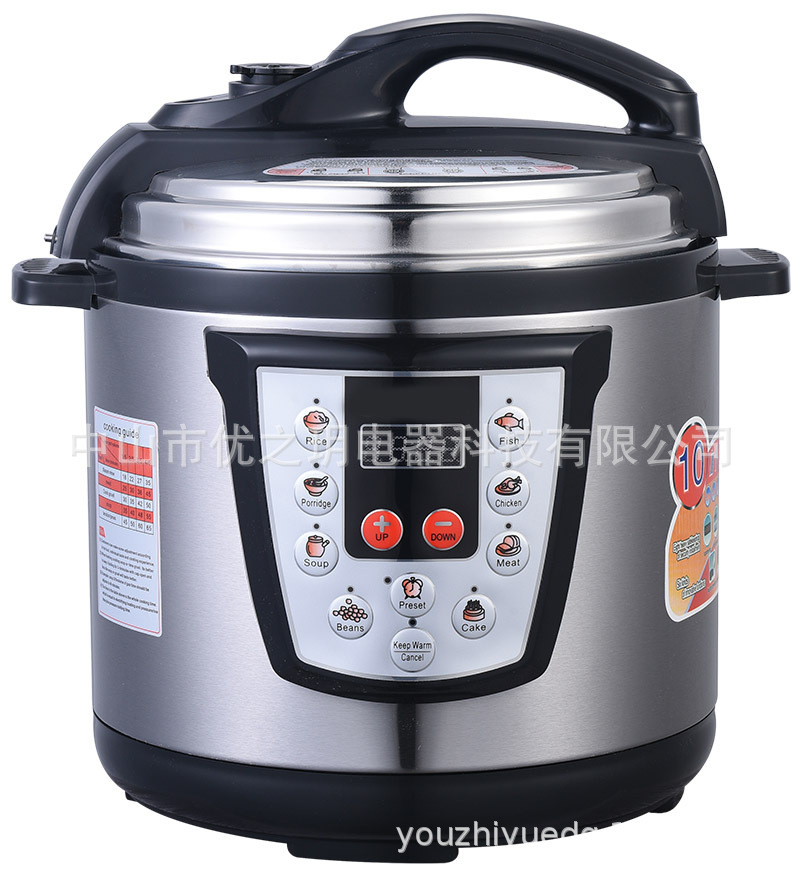 electric pressure cooker外貿出口110-220V智能6L電壓力鍋6L跨境