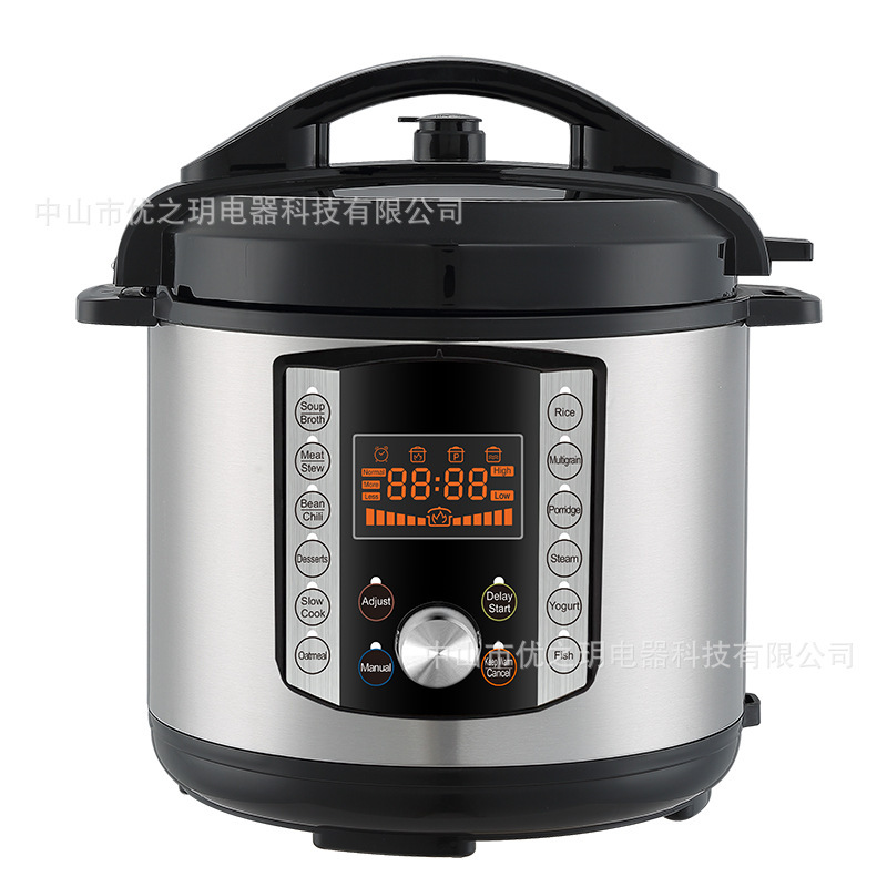 electric pressure cooker外貿出口110-220V智能6L電壓力鍋6L跨境