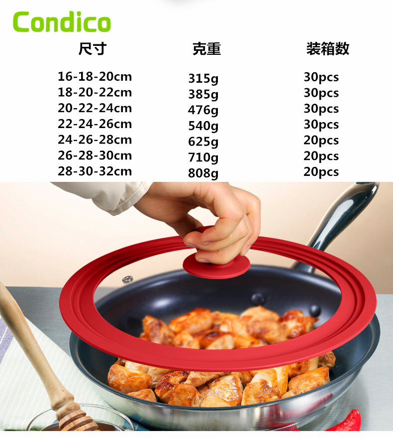 Cross-border heat-sale casserole, Korean silica cap, blast-proof steel pan, fried pan, silica cap.