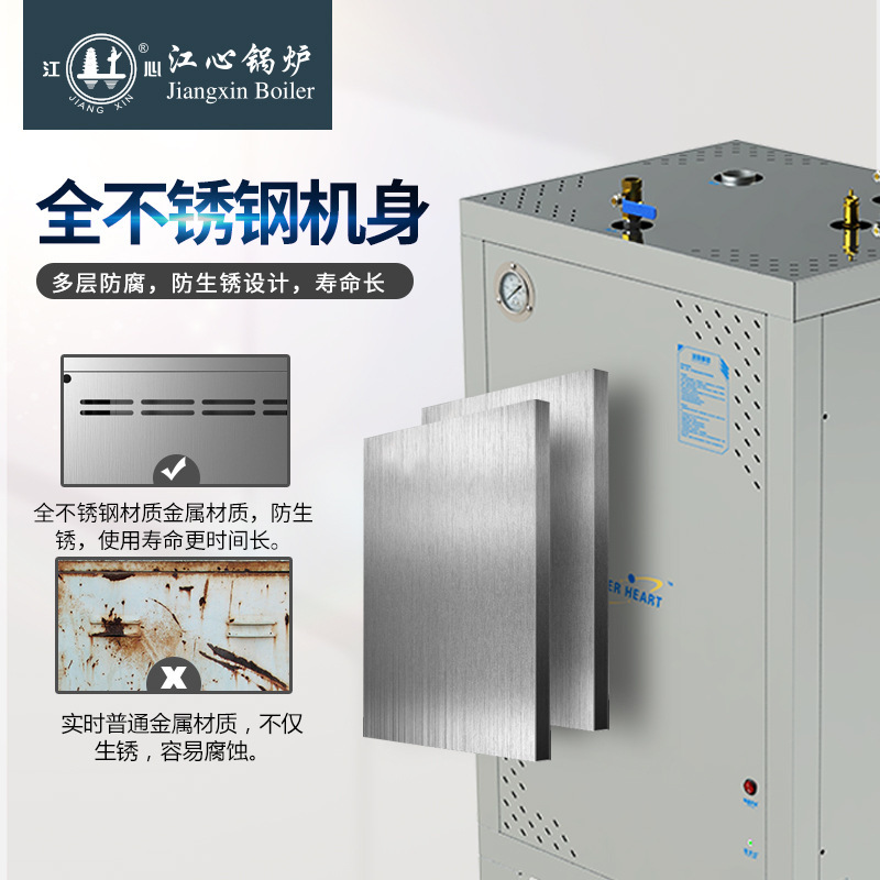 Accompanying steam machines such as a steam engine with a steam generator for gas pressure.