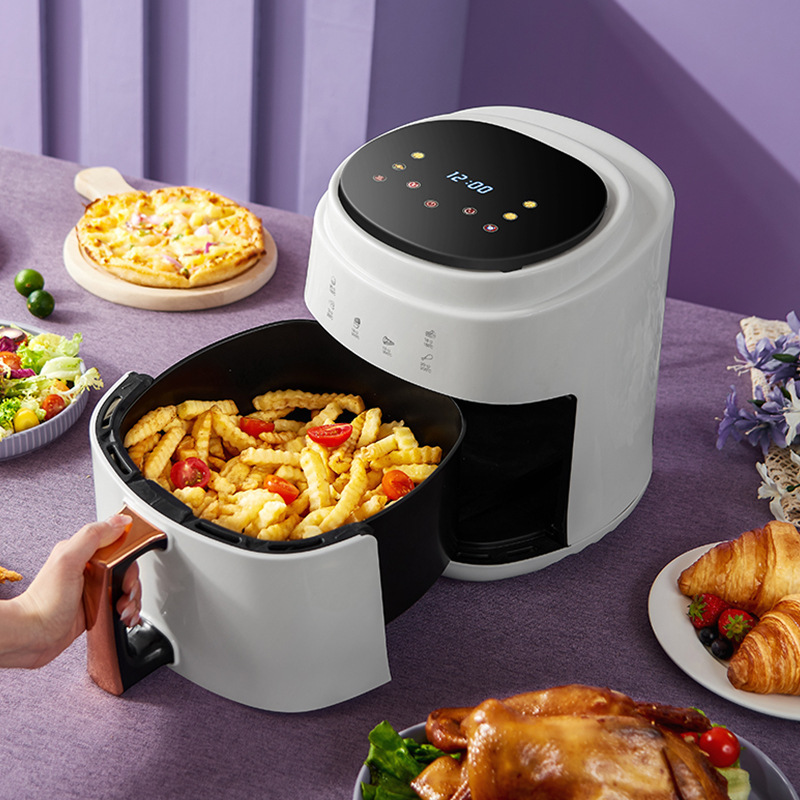 8L智能空氣炸鍋家用烤箱出口廠家全自動觸摸110v電炸鍋air fryer