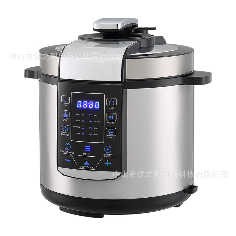 定製外貿出口家用智能電壓力鍋6L觸摸電腦款110V 220V