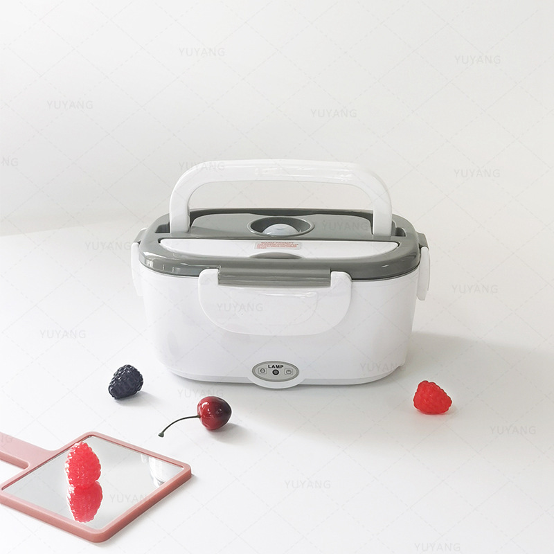 Nhiệt Amazon bán 80 W hộp cơm trưa nóng bỏng, hai hộp cơm trưa nóng bỏng bằng thép đen khổng lồ.