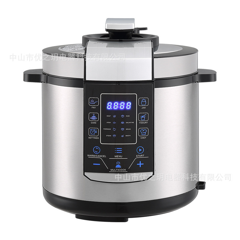 定製外貿出口家用智能電壓力鍋6L觸摸電腦款110V 220V