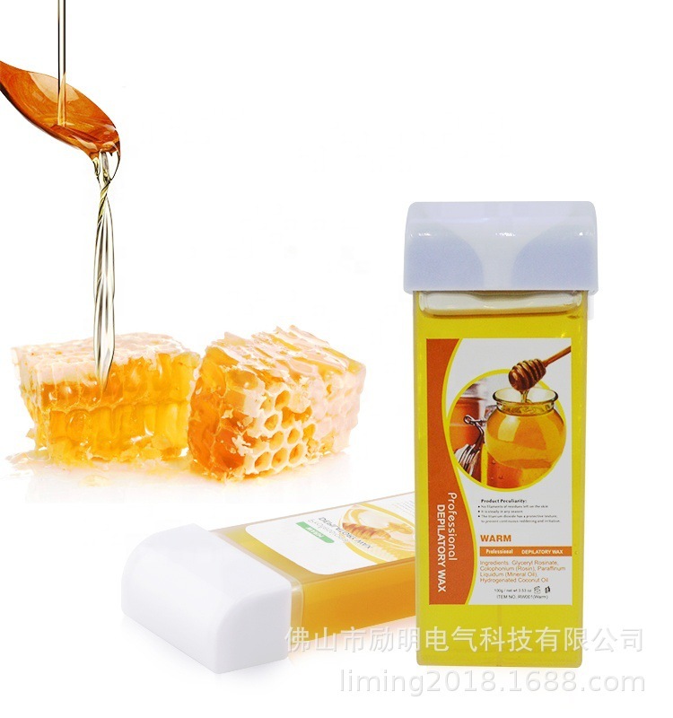 100g mật ong di động tay sáp trong tay với một chất sáp dính ướt và một sáp ấm