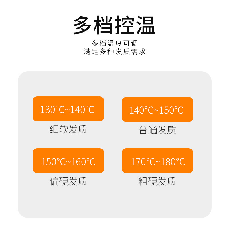 Đầy những sợi tóc và dây cuộn tự động và sóng không làm tổn thương các ions, lười biếng, cánh quạt điện.