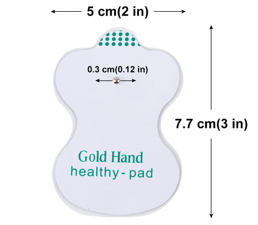 數碼按摩儀配件 8字形英文電極貼片 阿是貼