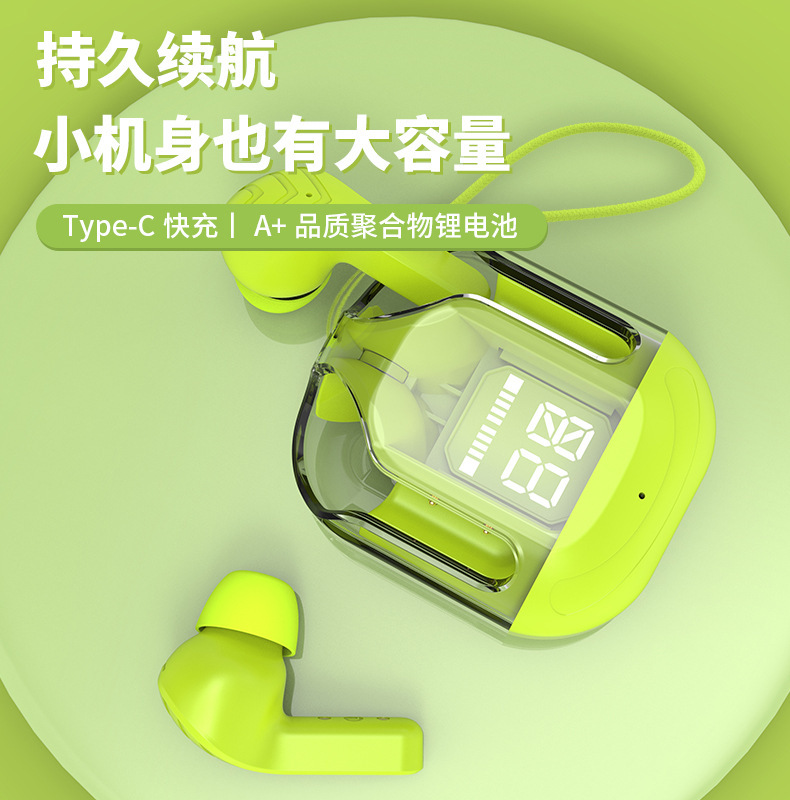 2023 Chất lượng cao Injecting Xương trong suốt điện thoại đầu vô tuyến siêu dài Âm thanh Stereo