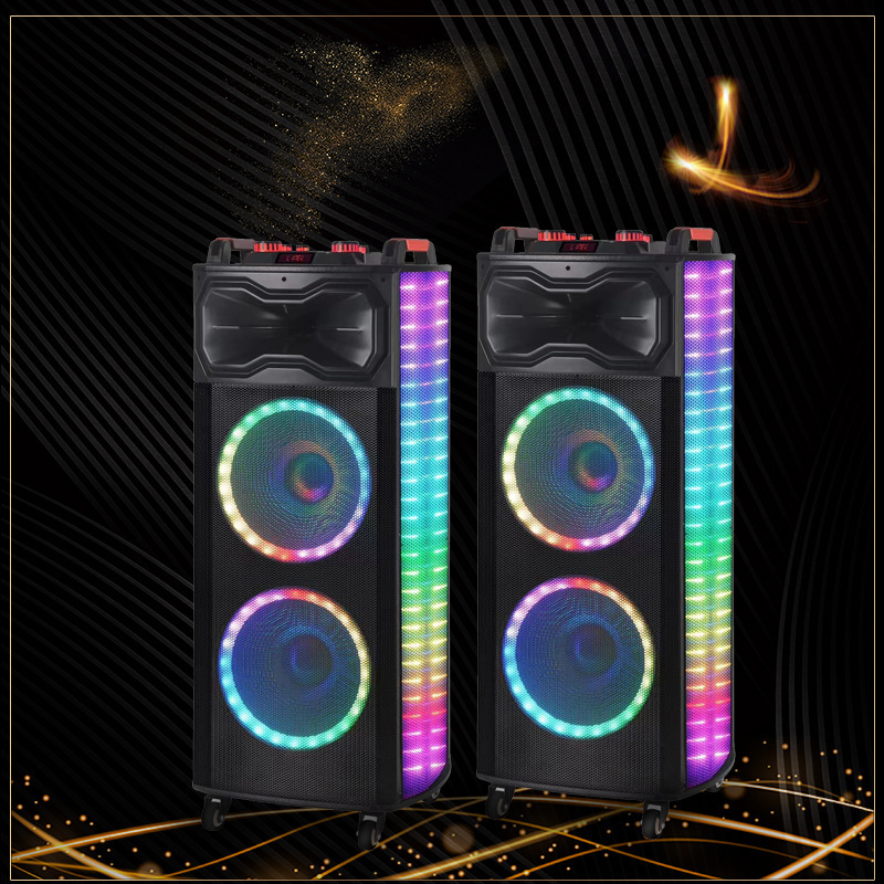 2 tá inch âm thanh của răng xanh bên ngoài nhà với quảng trường K- Down Lightbox với Super-heavy bass.
