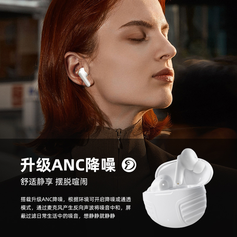 TWS Double Mac ANC Tai nghe không dây Bluetooth chống ồn chủ động ENC tầm cao tầm cao