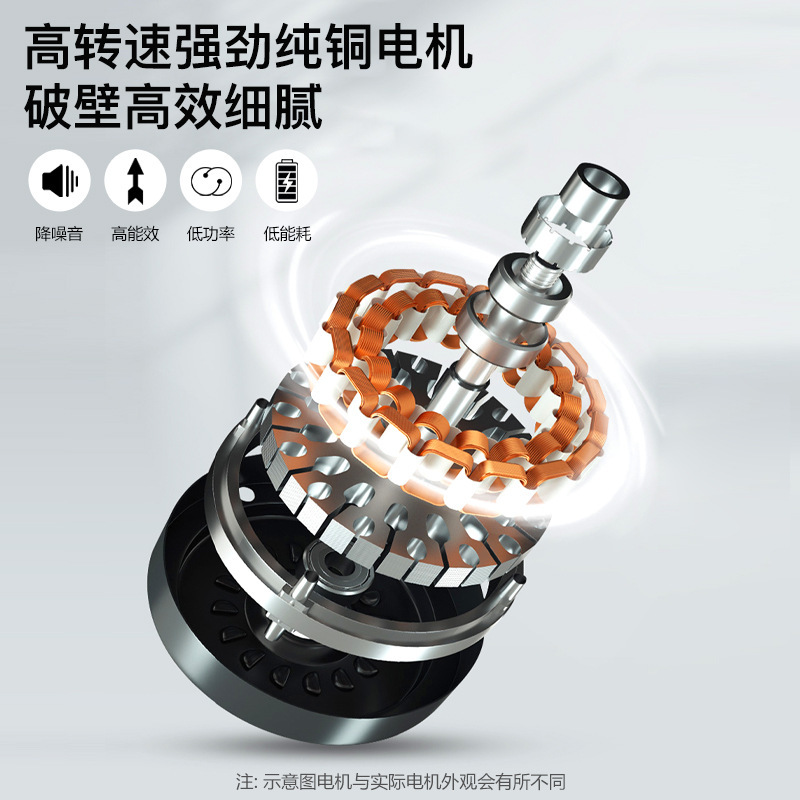 Máy ép trái cây xách tay, máy sản xuất nước trái cây, đập bể cốc nước ép trái cây không sạc nước đá.