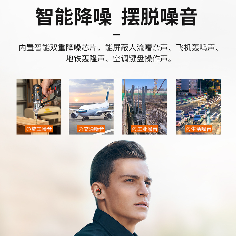 TWS-T9 điện thoại đầu toàn bộ và trực tiếp đến nhà máy để mô hình số mới và điện thoại đầu không dây lớn