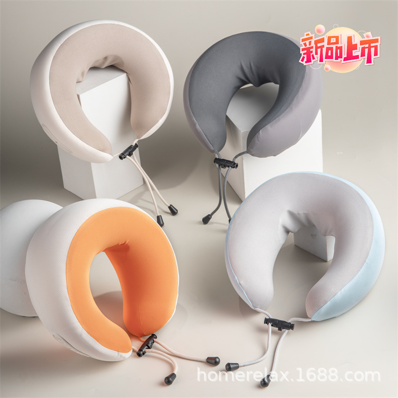 The U-style massage parlour vertebrae car carrying a massage pillow trip can be delivered in one hand.