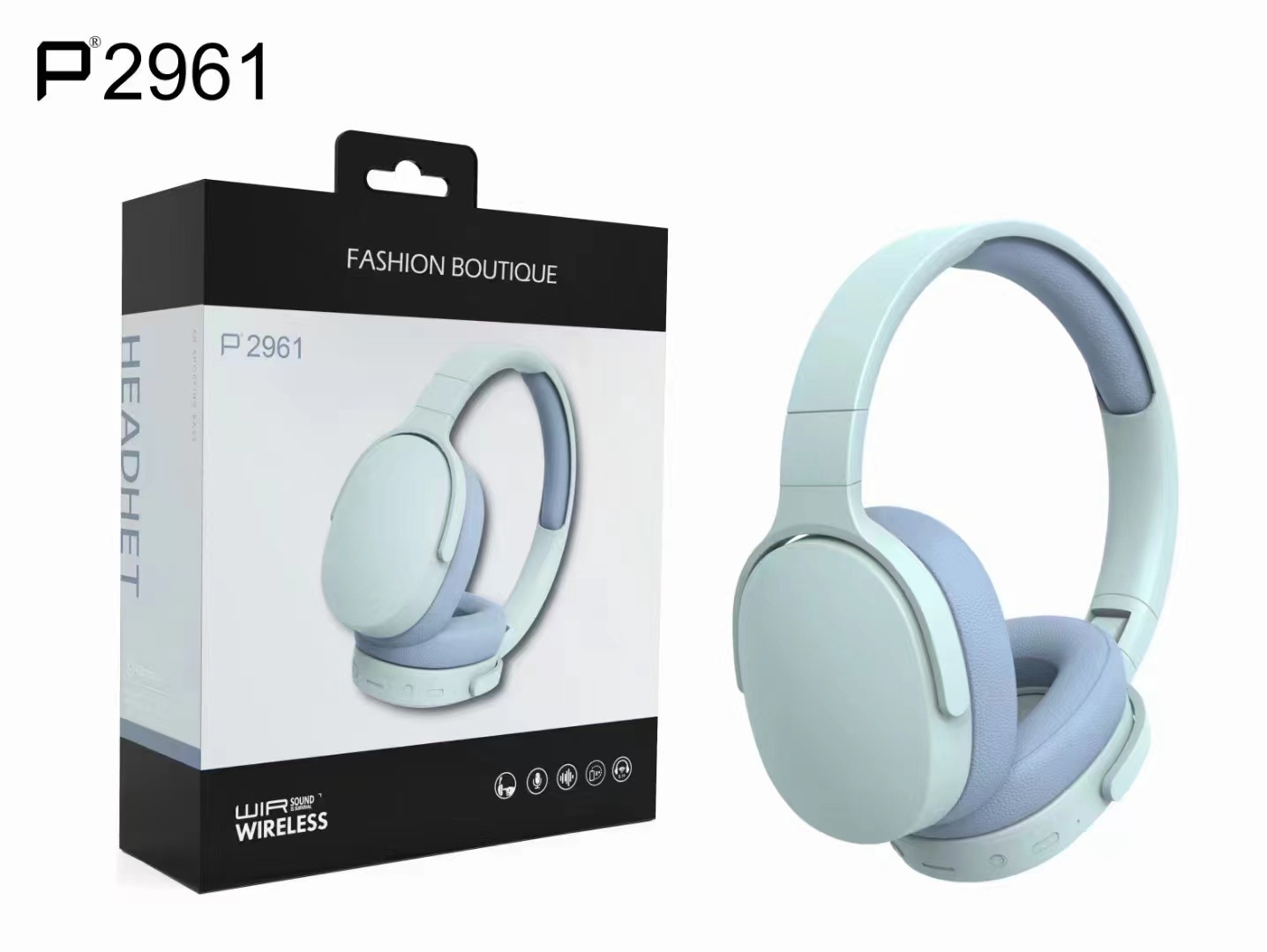 Sắp xếp chéo p2961 dây âm nhạc xanh răng xanh tai và dàn âm thanh nhỏ đầy màu macaron