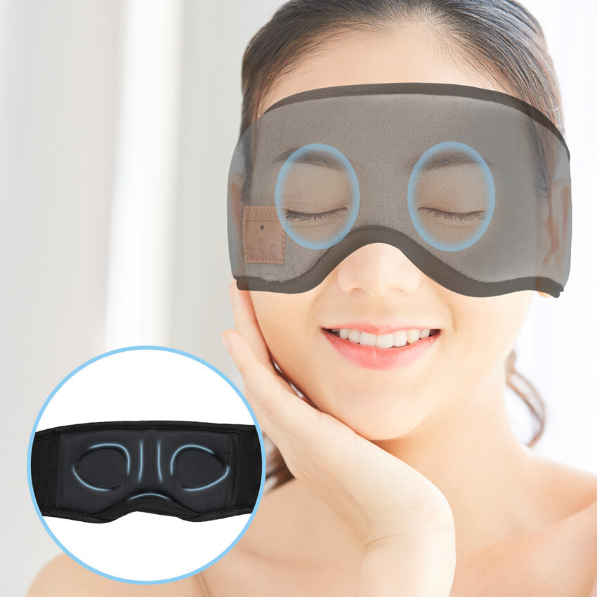 Các bản vá mắt thông minh xuyên qua hàng rào để nghe nhạc bảo vệ giấc ngủ được phát hiện 3D qua răng cưa màu xanh thông minh