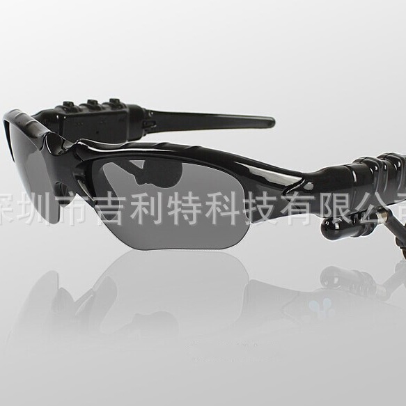 Bluetooth sunglasses, stereo earphones.