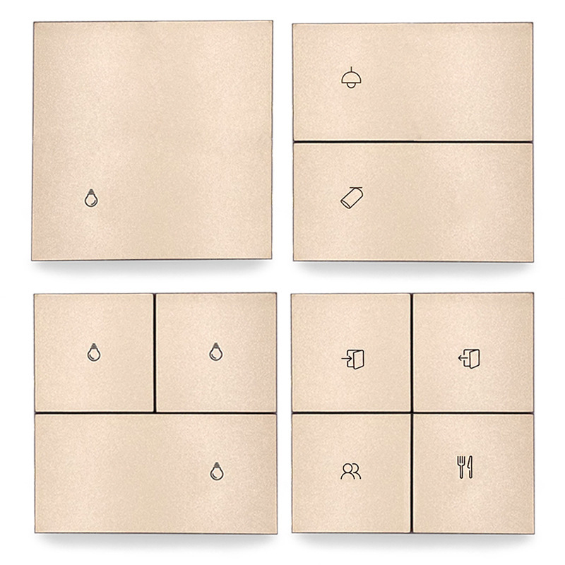 86 công tắc thông minh, bức tường WiFi thông minh, 1 bit, 2 bit, 3 bit nhãn ngẫu nhiên.