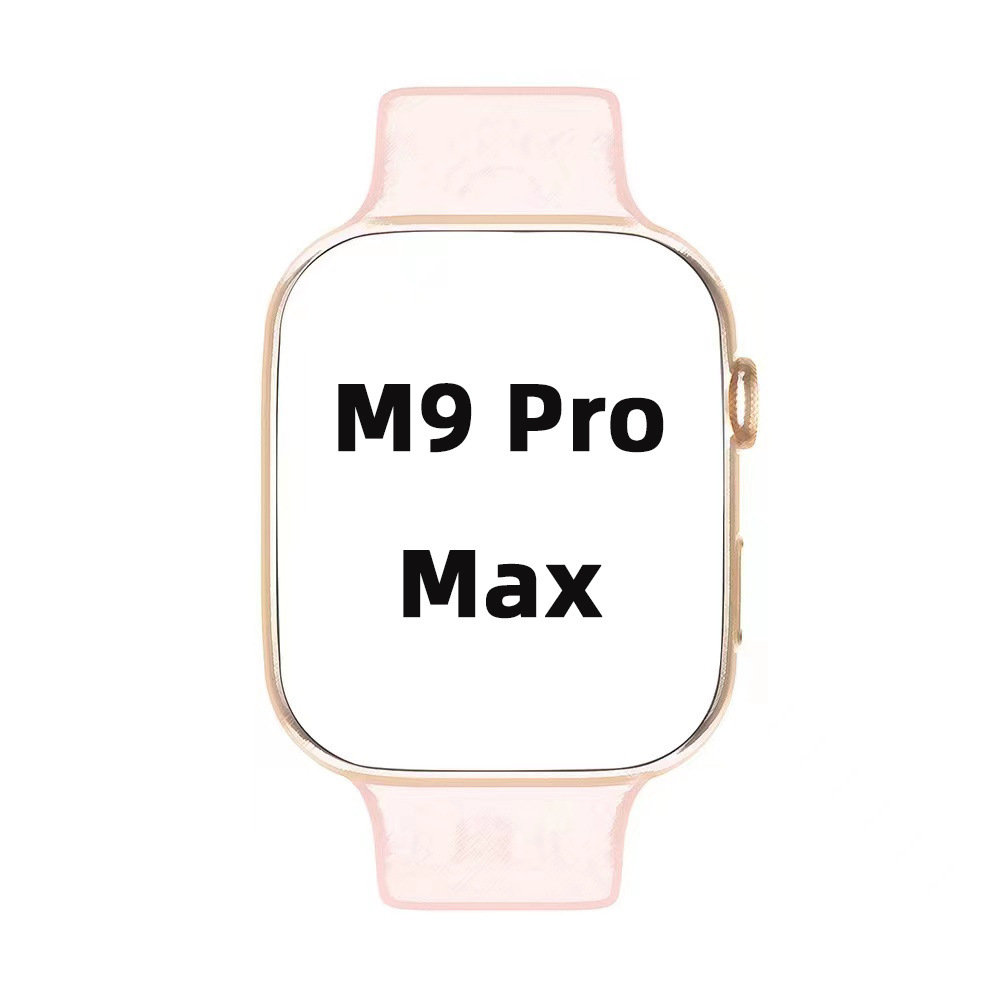Một cái đồng hồ thông minh mới M9 ProMax trong một cuộc rà soát xe hơi để trả tiền cho oxy tim để giám sát kết quả vệ tinh.