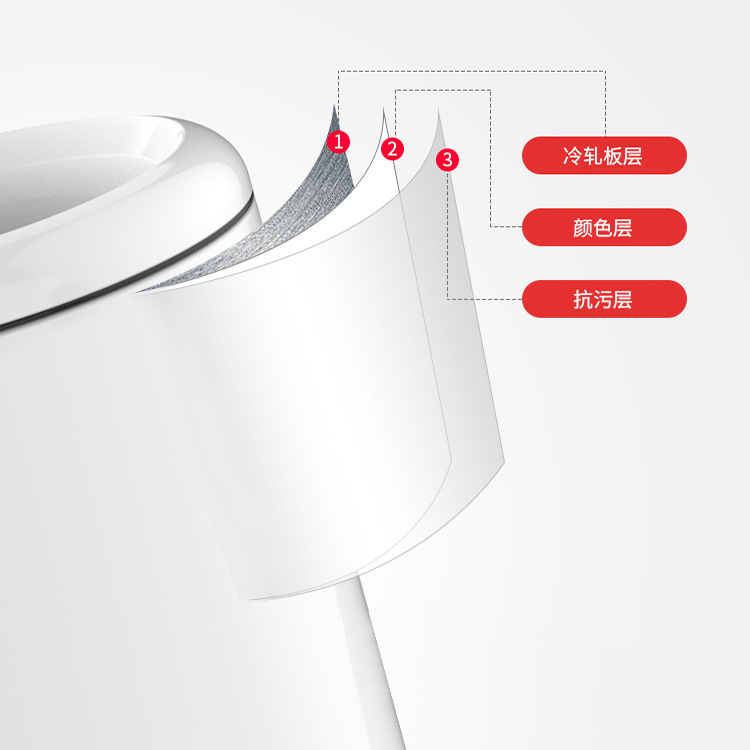 垃圾桶9L家用无盖厨房卫生间客厅卧室简约不锈钢创意厂家一件代发