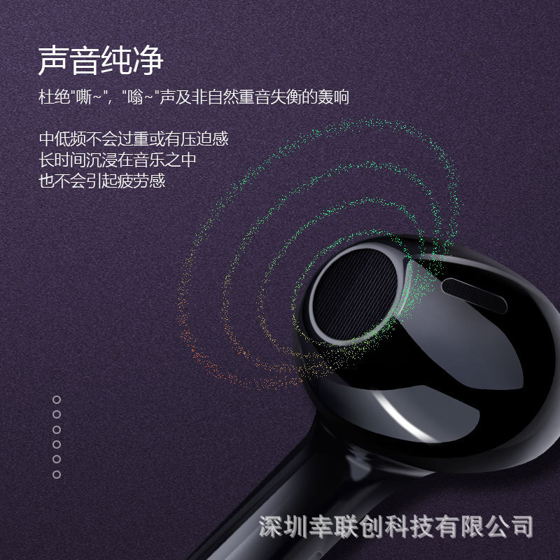 Bộ tai nghe Wireless Bluetooth 5.0 cặp tự động của vụ nổ năng lượng thật, giảm thời gian thực, mô hình chung chung chung thương mại