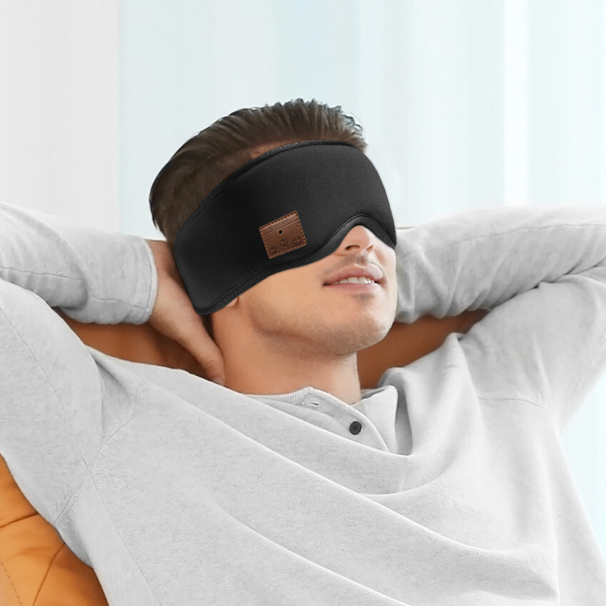 Các bản vá mắt thông minh xuyên qua hàng rào để nghe nhạc bảo vệ giấc ngủ được phát hiện 3D qua răng cưa màu xanh thông minh