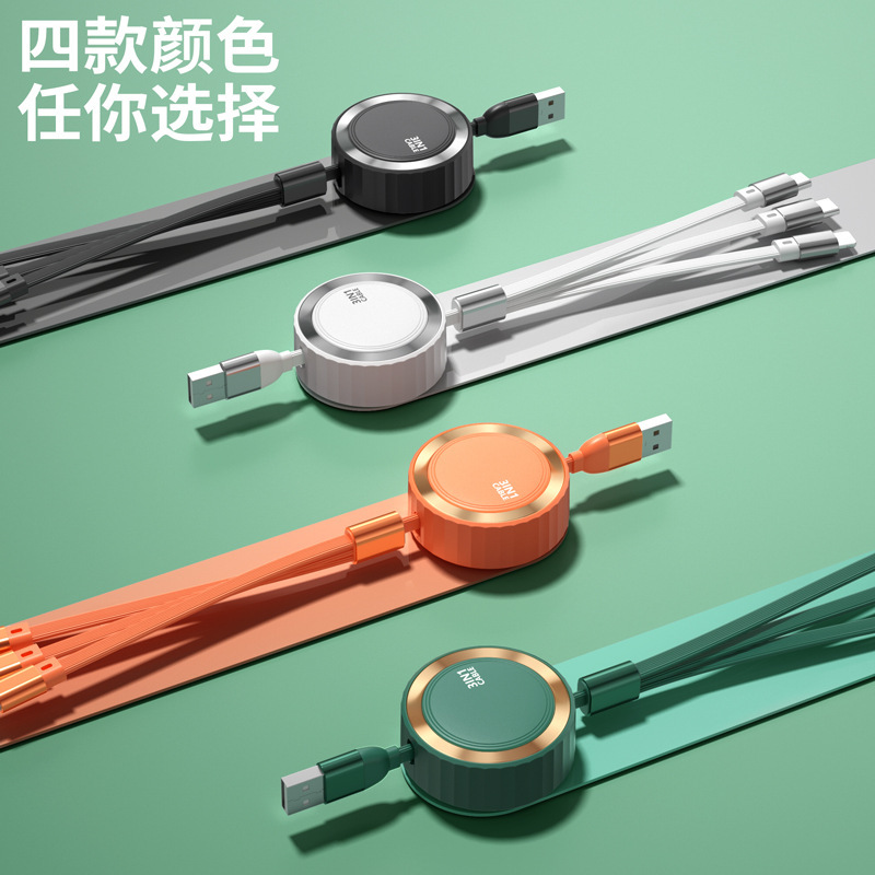 3-3 dòng dữ liệu, 3 ăn 1 điện thoại, quảng cáo quà tặng, dây điện thoại 3 ăn 3-3.