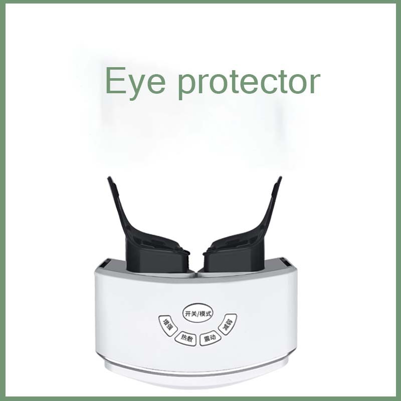 2024 Cross-border Amazon Eye protection English speech vibrating thermal eye massager charged eye massager