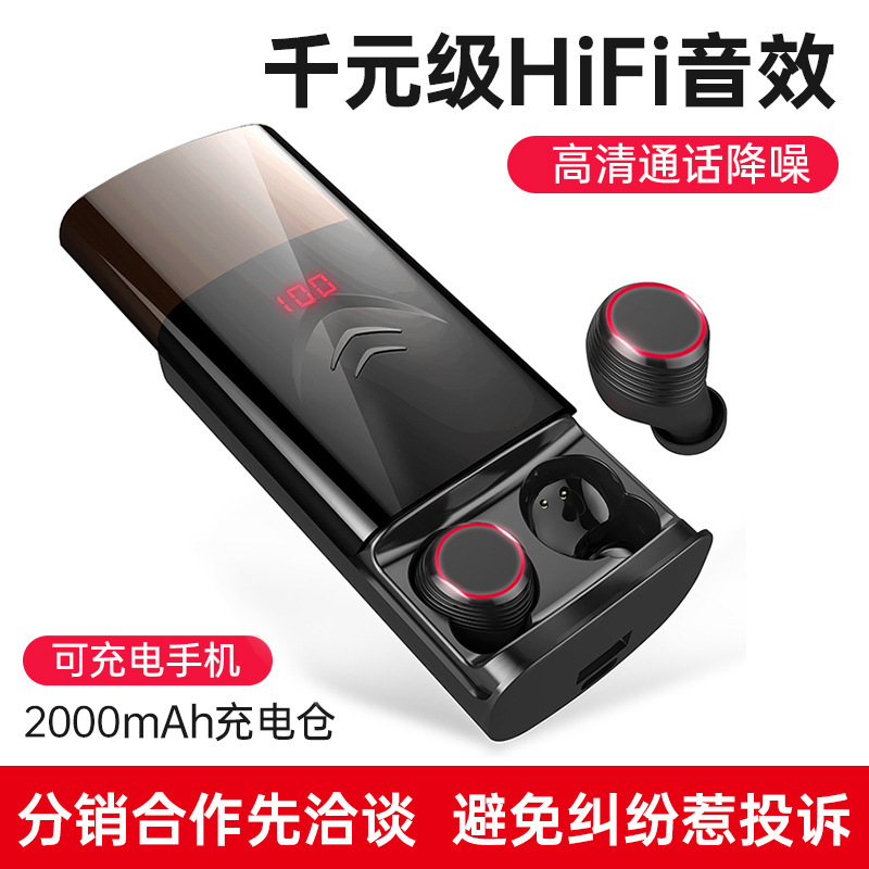 TWS-T9 điện thoại đầu toàn bộ và trực tiếp đến nhà máy để mô hình số mới và điện thoại đầu không dây lớn