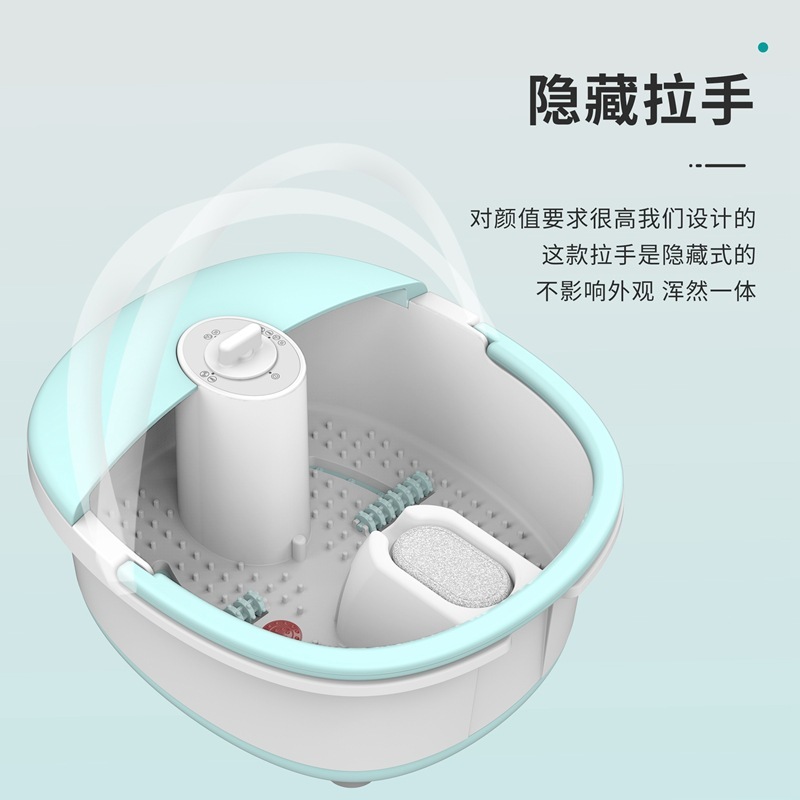 批發速熱泡腳桶 恆溫加熱全自動按摩器 足療養生電動足浴盆泡腳盆