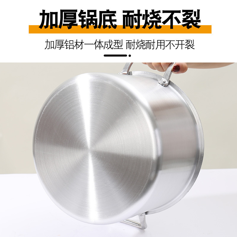 Aluminium pans, bảy bộ nồi súp cát và dày hơn để xuất khẩu các đầu bếp khách sạn thương mại