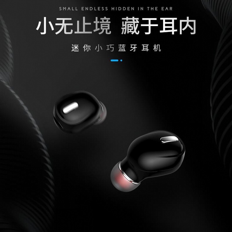Người mẫu phá vỡ hàng rào cá nhân bán bộ tai nghe X9 Wireless kết nối với nhau.