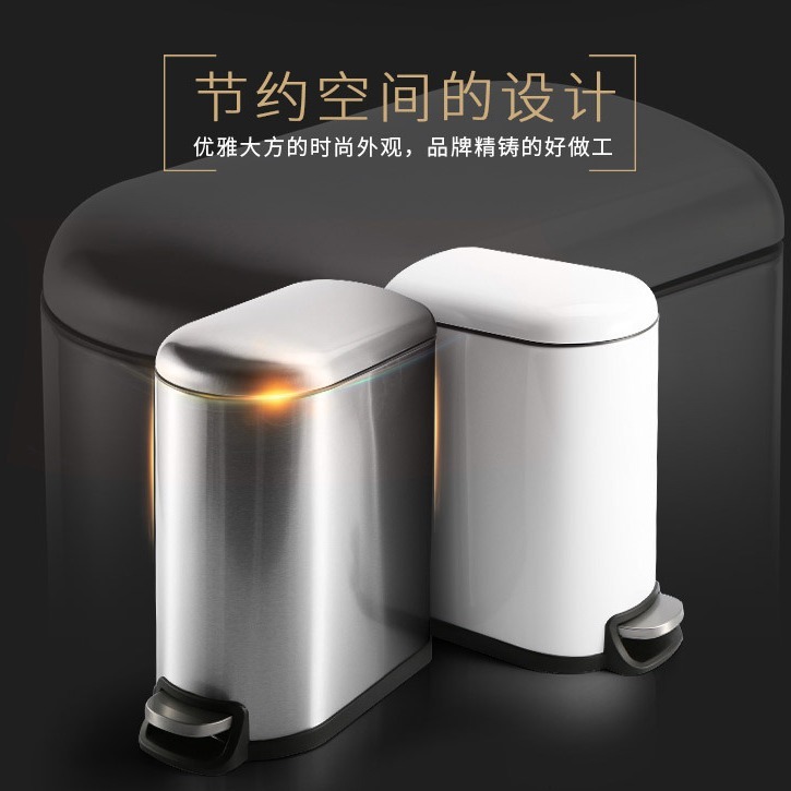 Đồ bỏ đi bằng thép thùng rác từ nhà này sang nhà kia trong phòng khách, nhà bếp thời trang kiểu Châu Âu