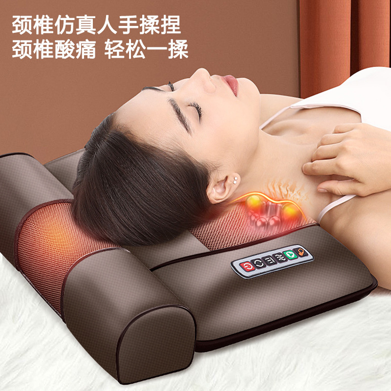 Xương sống có nhiều chức năng, chà xát vào gáy bằng nệm mát xa và gasket.
