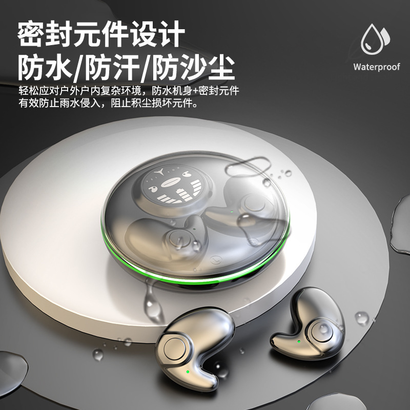 Tai nghe Bluetooth MD558B xuyên biên giới mới Tai nghe Bluetooth không dây siêu mỏng, ngủ lâu, vô hình, tai nghe Bluetooth tws