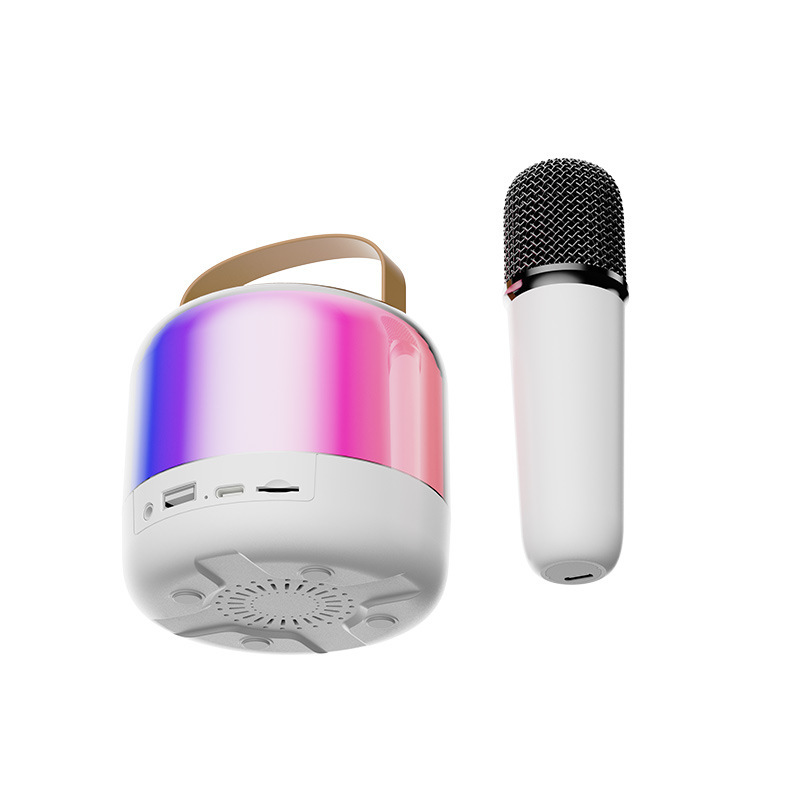 Y6 mô phỏng hộp màu xanh răng xanh mini K-sync home với micro không dây với một plug.