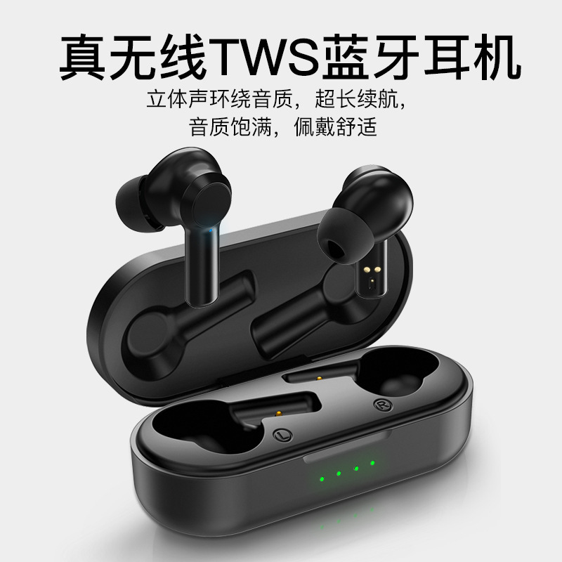 Tai nghe không dây W20 mẫu mới, nhét tai, tai nghe Bluetooth TWS stereo, chống ồn, ENC, có chức năng chống nước và chống ồn